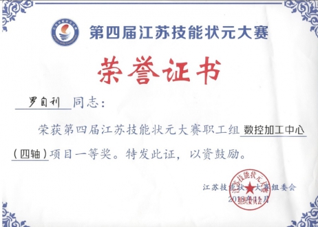 省技能状元（201811罗自利）
